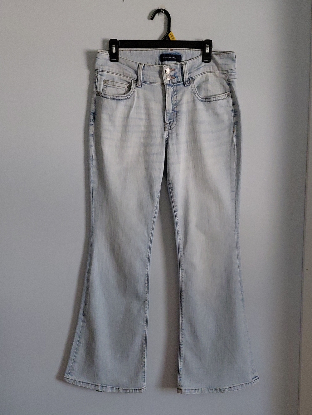 Aeropostale Low Rise Flare Y2K Jeans Vintage Lightwash Sz 10